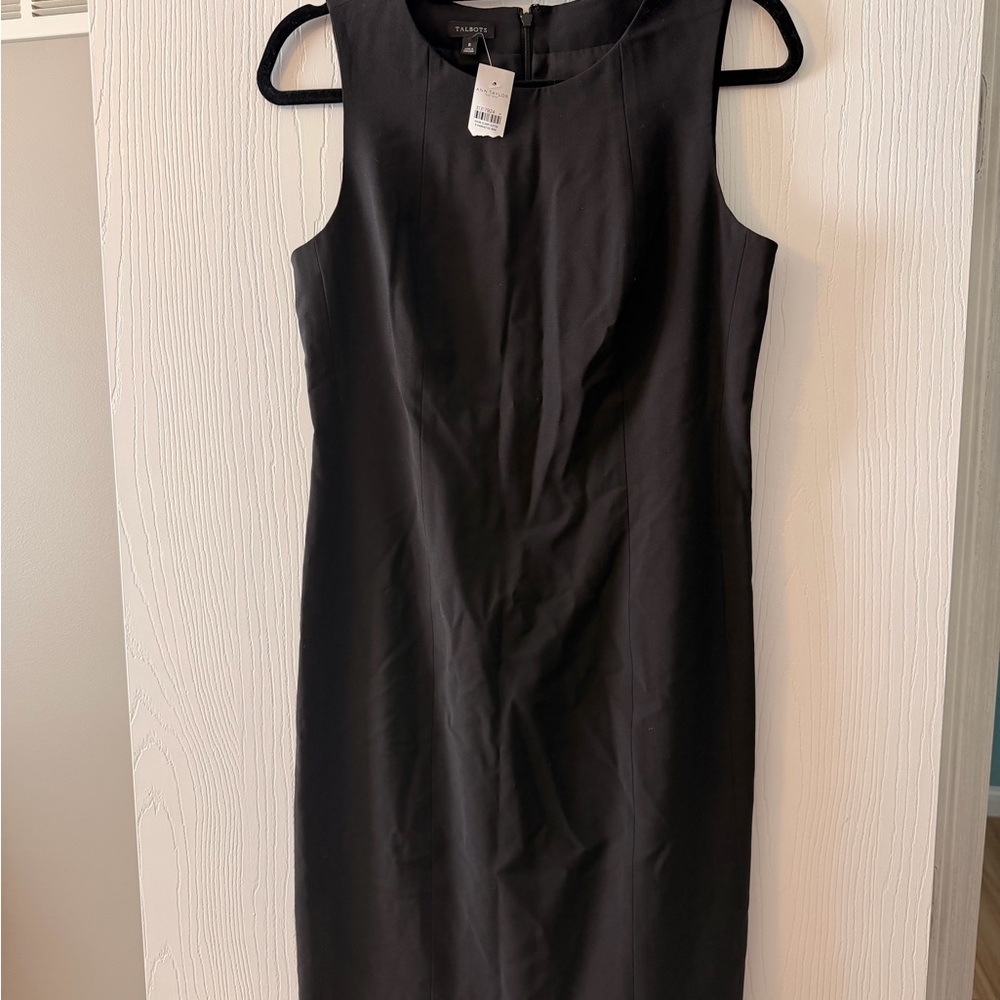 Talbots | Black Sleeveless Sheath Dress